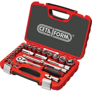Ceta Form C20-25PH2 25 Parça 1/2' 6 Köşe Lokma Takımı (Plastik Çanta)