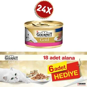 Gourmet Gold Kıyılmış Sığır Etli 85 gr 24 Adet Avantaj Paketi