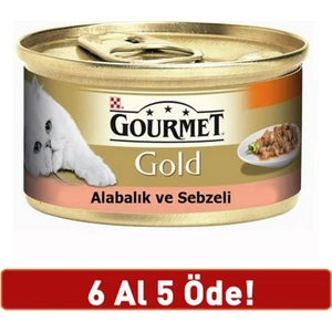 Gourmet Gold P.etli Soslu Alablk-Sbz 85 gr 6 ' lı Avantaj Paketi