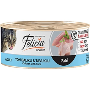 Tahılsız Ton Balıklı Tavuk Kıyılmış Kedi Konserve 12 x 85 gr