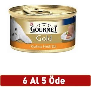 Gourmet Gold Kıyılmış Hindi Etli 85 gr 6 ' lı Avantaj Paketi
