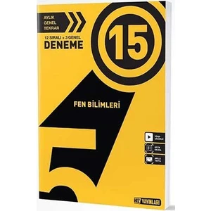 Hız Yayınları 5. Sınıf Fen Bilimleri 15'li Deneme