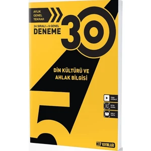 Hız Yayınları 5. Sınıf Din Kültürü ve Ahlak Bilgisi 30'lu Deneme