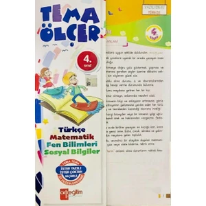 Artı Eğitim Yayınları 4.Sınıf Tema Ölçer Yaprak Test