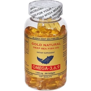 Gold Natural Omega 3 6 9 Balık Yağı 200 Softgel