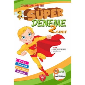Çalışkan Arı Yayınları Süper Deneme 2.Sınıf