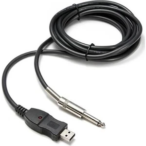 USB Gitar Ses Link Kablosu Akustik Gitar Saz Bağlama Link Kablosu 3 Metre
