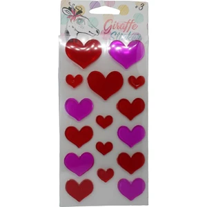 Jöle Sticker Renkli Kalp