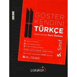 Çalışkan Yayınları 5. Sınıf Türkçe Göster Kendini Soru Bankası