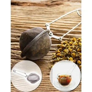 İndirim Kap Paslanmaz Çelik Maşa Çay Süzgeci Bitki Çayı Süzgeci