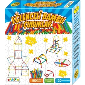 Eğlenceli Bambu Çubuklar 300 Parça
