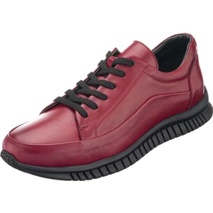 Costo Shoes G1053461 Bordo Kauçuk Taban Büyük Numara Rahat Geniş Kalıp Erkek Vip Spor Ayakkabı