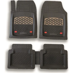 Safir Audi A4 2001 2005 Krom Ahşap 3D Paspas