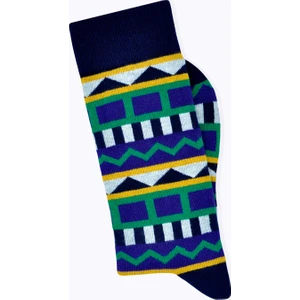 Socks Academy Aztek Desenli Çok Renkli Çorap