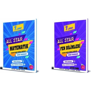 Newton Yayınları 7. Sınıf All Star Matematik-Fen Bilimleri Soru Bankası Set