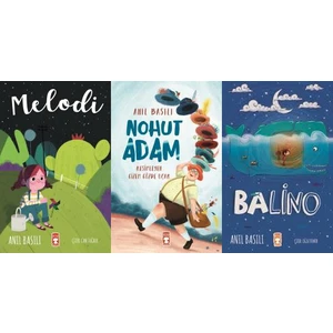 Anıl Basılı 3 Kitap Set 7-8-9 Yaşlar İçin Melodi- Balino- Nohut Adam