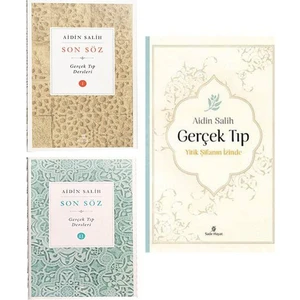 Aidin Salih 3 Kitap Set Gerçek Tıp Son Söz Gerçek Tıp Dersleri