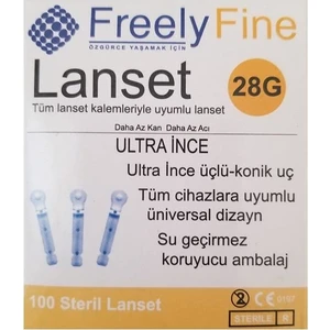 Steril Yassı Lanset 100 Adet