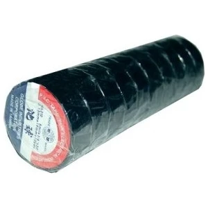 Plastik Izole Elektrik Bandı - Siyah (10' Lu Paket)