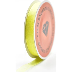 Elmas Süs Sarı Organze Kurdele (1CM-20M)