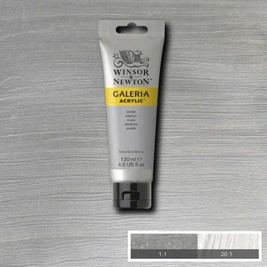 Winsor & Newton Galeria Akrilik Boya 120 ml Silver 617