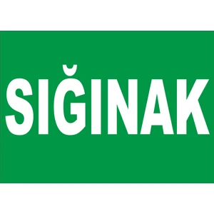 Sığınak Levhası