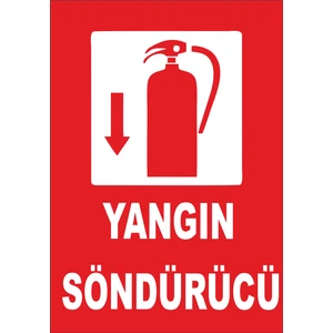 Yangın Söndürücü Levhası