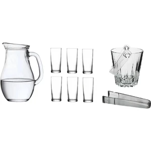 Rakı Bardak ve 9 Prç. Rakı Bardağı ve Buz Kovası Seti