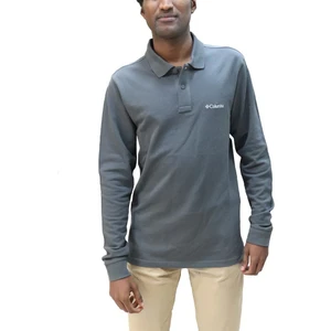 M Cascade Range Solid Ls Polo Erkek T-Shirt CS0099