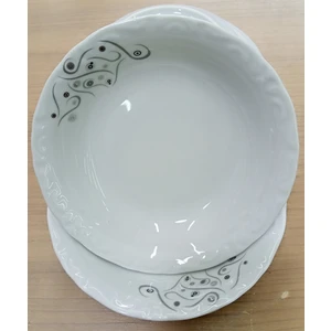 6 Lı Porland 17 cm Çukur Tabak KÇHOME51