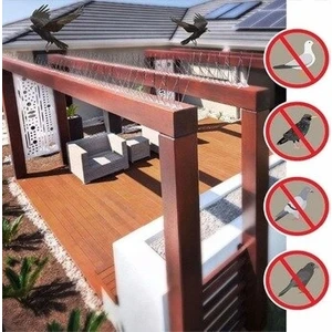 Kuş Konmaz Polikarbon Tel 3 Metre 6 Adet Farmakill