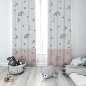 Talia Home Çocuk Odası Bebek Odası Fon Perde 2 Kanat TLA-020