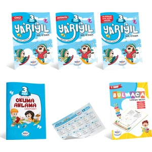 Öğretmen Evde Yayınları 3. Sınıf Yarıyıl Tatil Kitabı Seti