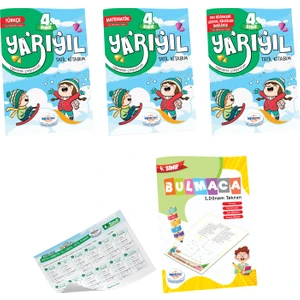 Öğretmen Evde Yayınları 4. Sınıf Yarıyıl Tatil Kitabı Seti