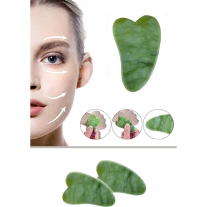 Yeşim Taşı Gua Sha Yüz Bakımı Kaz Ayağı