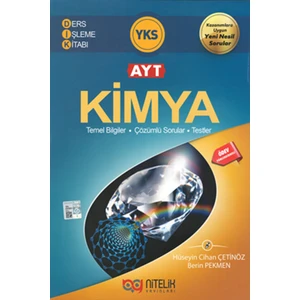 Nitelik Yayınları YKS AYT Kimya Konu Anlatımlı Çözümlü Sorular ve Testler Yeni