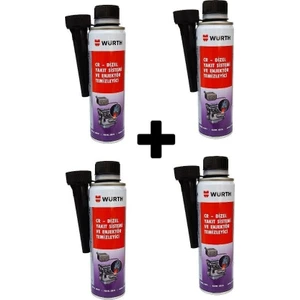 Dizel Enjektör Temizleyici Yeni Nesil Performans Arttırıcı 300 ml 4 Adet