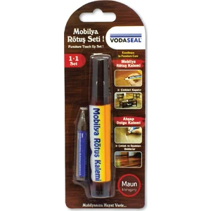 Mobilya Rötuş Kalemi + Ahşap Dolgu Kalemi - Set