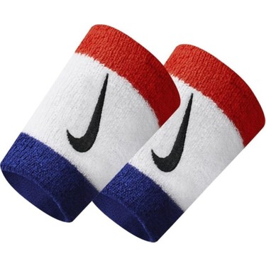 Nike Swoosh Doublewide Wristbands Habanero Red black Osfm Fiyat