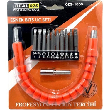 re:バース　SNR3枚セット Real Özs Flexible Bükülebilir Esnek Bits Uç Seti 12'li Fiyatı