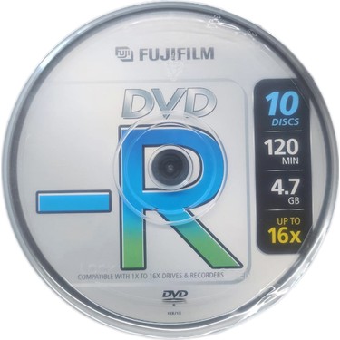 Fujifilm DVD-R 16X 4.7 GB C-Box - 10 Adet Fiyatı