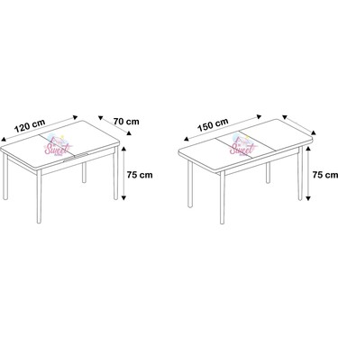 Sweet Home Acilir Silvar Dis Budak Masa Bench Bank Sandalye Fiyati
