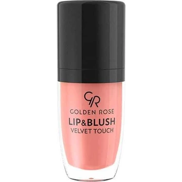 Golden Rose Lip & Blush Velvet Touch No: 02 Salmon Pink - Ruj & Allık -