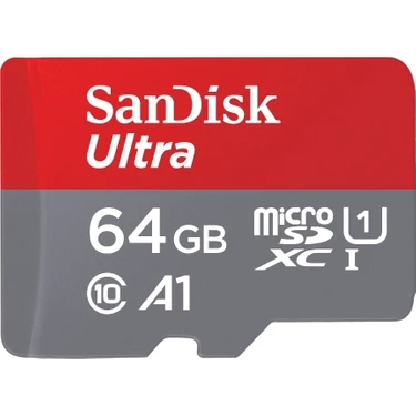 SanDisk Ultra® 64GB 120MB/s microSDHC A1 Class 10 UHS-I Hafıza Kartı