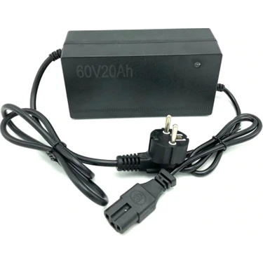 Cys 60V 20A Elektrikli Bisiklet Şarj Aleti Devre Kesicili Adaptör 5