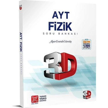 Çözüm Yayınları AYT 3D Fizik Soru