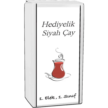 Demçay Hediyelik Beyaz Paket Siyah Çay 500