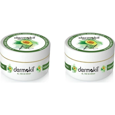 Dermokil Avokado Özlü Nemlendirici El Yüz ve Vücut Bakım Kremi 300 ml x 2