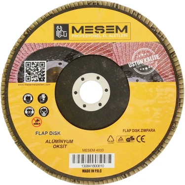 Meşem Metal Ahşap Flap Disk Zımpara 60 Kum 115X22 mm 10 Adet Fiyatı