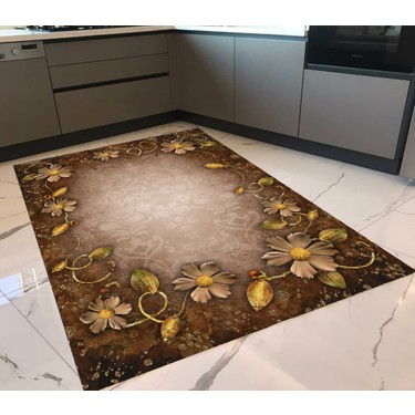 zisan dekor eskitme papatya kahverengi mutfak halisi fiyati